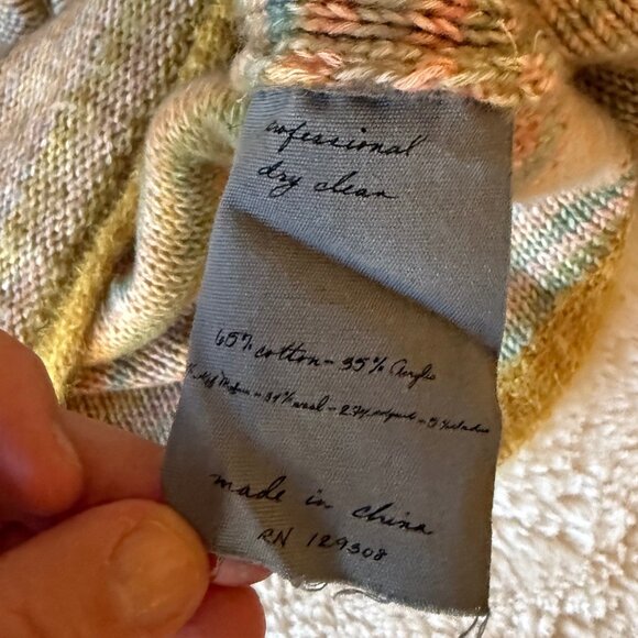 Raquel Allegra Cotton and Angora cropped sweater - Picture 5 of 6